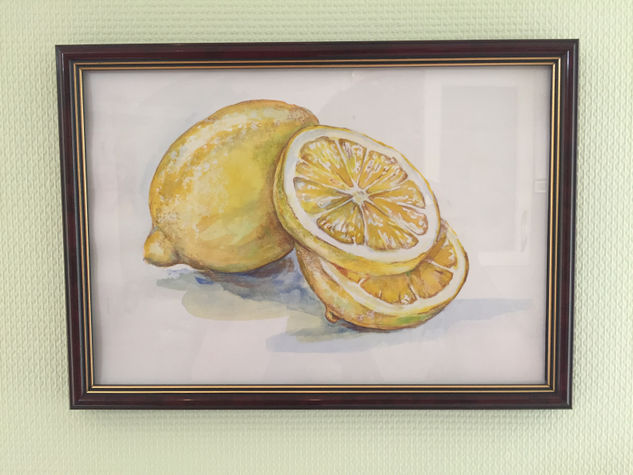 lemons Watercolour Paper Still Life Paintings