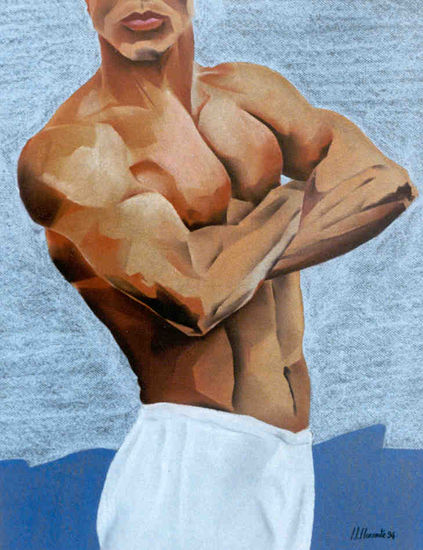 Héroe Inanimado Pastel Papel Desnudos