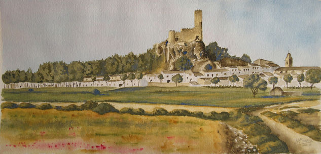 Castillo de Almansa Watercolour Paper Landscaping