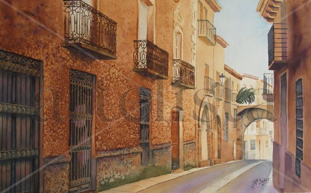 Calle de Alcaraz Watercolour Paper Landscaping