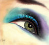 femme des yeux