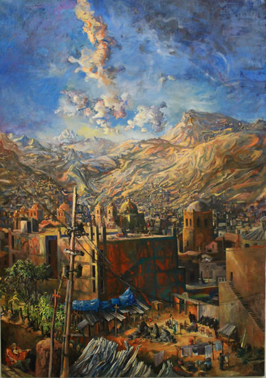 Cusco - Siglo XXI Oil Canvas Landscaping