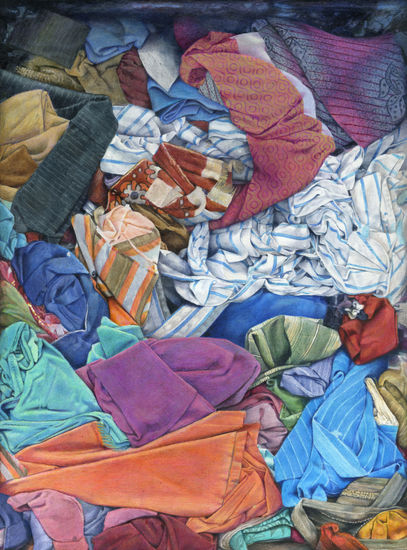 Laundry II Acrylic Panel Still Life Paintings