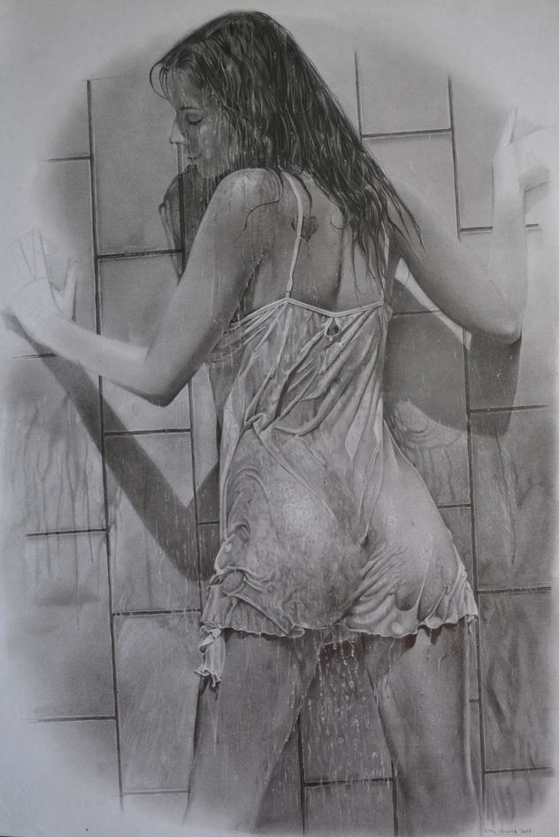 chica mojada
