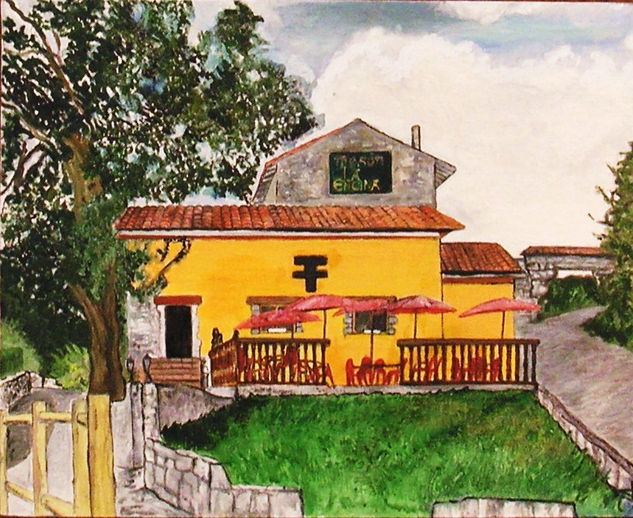 Meson La Encina Oil Canvas Landscaping