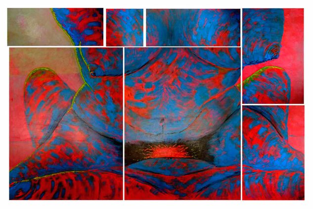 Encendidas Acrylic Panel Nude Paintings