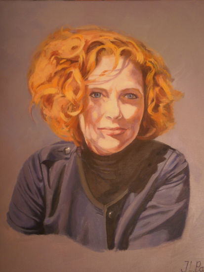 Michèlle - Países Bajos Oil Canvas Portrait