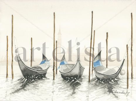 Góndolas en Venecia