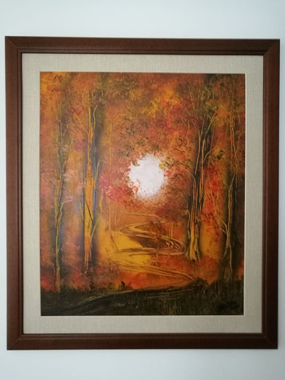 BOSQUE EN OTOÑO Acrylic Panel Landscaping