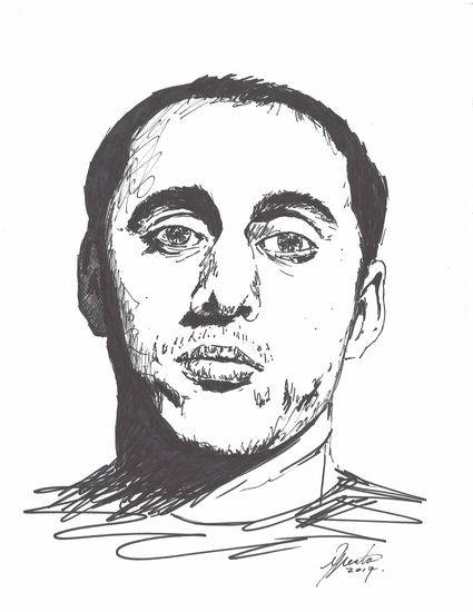 Canserbero Rapper Making Pen