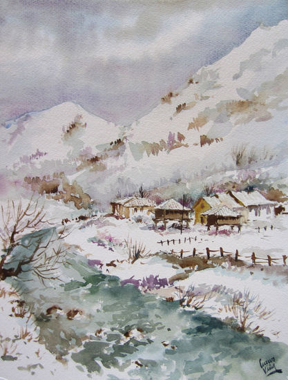 Nieve en Almurfe Watercolour Paper Landscaping