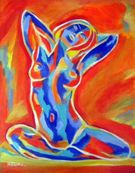 Happy nude