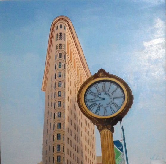 Flatiron Building Óleo Lienzo Otros