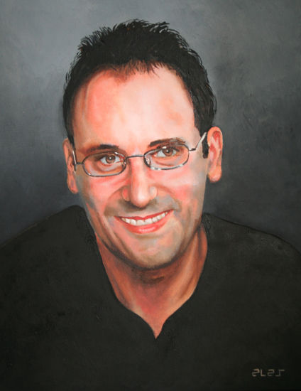 Jordi Sanz Oil Textile Portrait