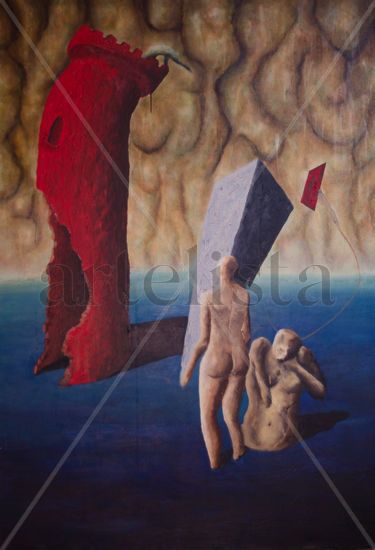 Falocentrism Oil Canvas Figure Painting