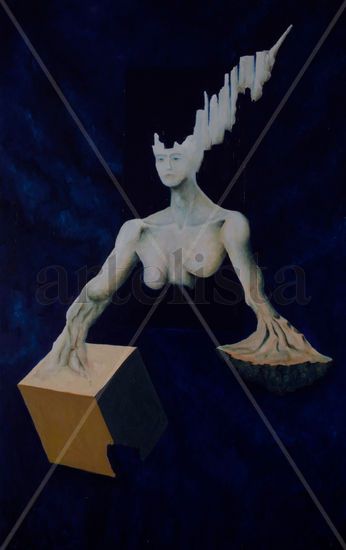 Dichotomous thinking Oil Canvas Figure Painting