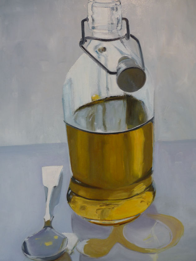 Botella de aceite de oliva