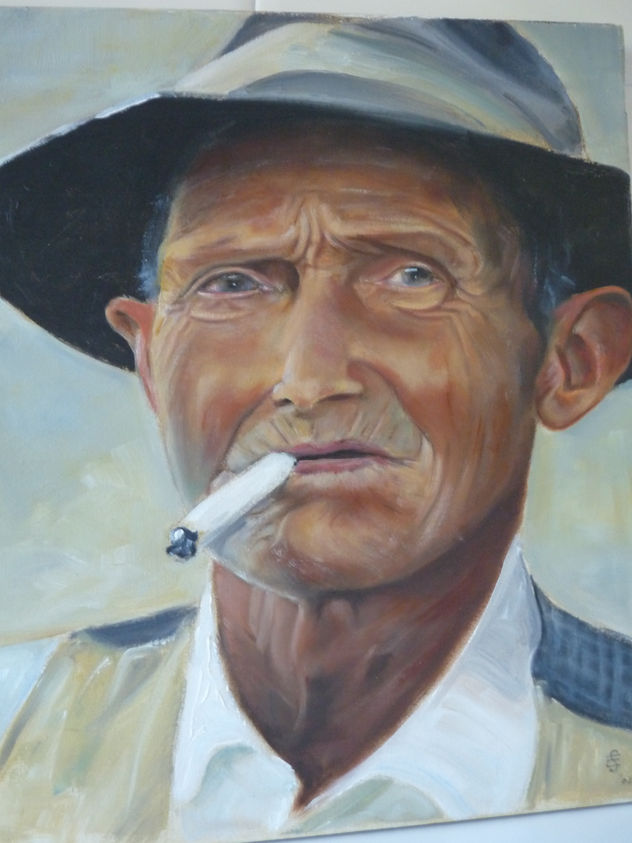 Campesino con pitillo