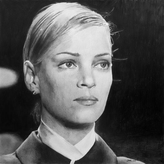 Uma Thurman Pencil