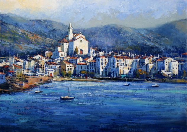 Cadaques III Oil Canvas Landscaping