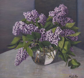 Jarron de lilas