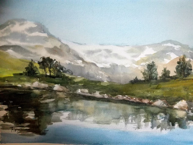 Laguna de Peñalara Watercolour Paper Landscaping