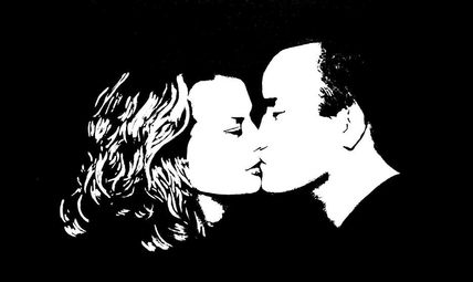 	“Para el beso, la...