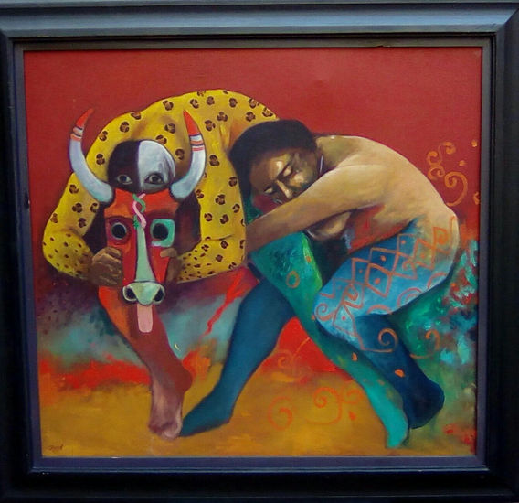 la danza Oil Canvas Figure Painting