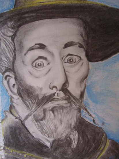 Don Quijote de la Mancha Charcoal