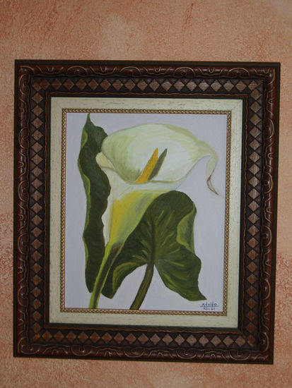 Cala Oil Canvas Floral Painting