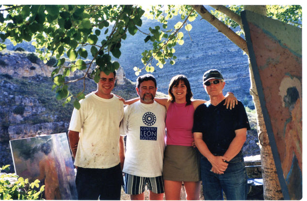 Posando en  Albarracín (Teruel) 