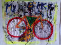 bicicleta naranja