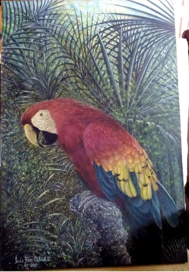 Papagayo Oil Canvas Animals