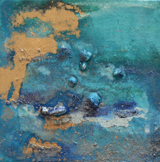 Blue gold 13 Acrylic Panel Others