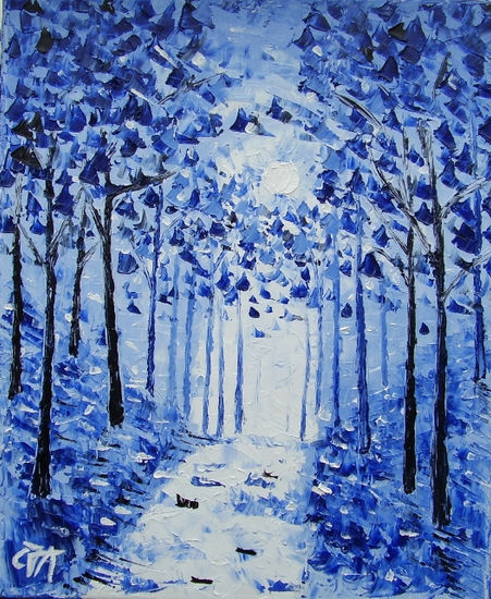 Bosque Encantado Oil Canvas Landscaping