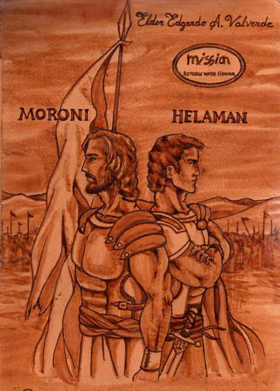 Moroni y Helaman Leather Skin and leather