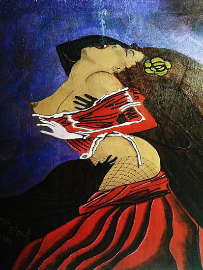 DANZA CON LA MUERTE UNO Mixed Media