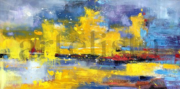 Abstract 339 Oil Canvas Others