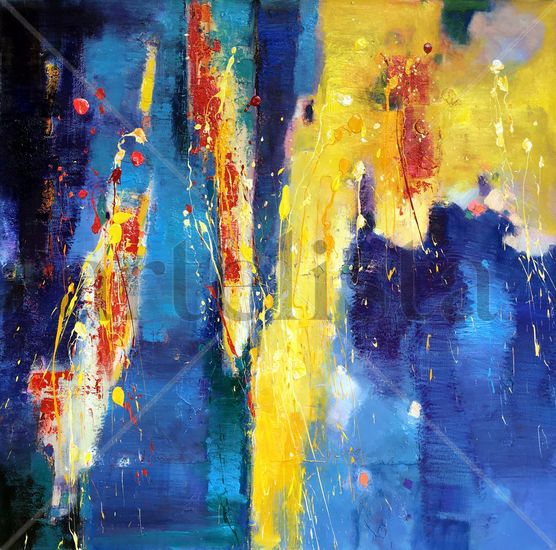 Color abstract 345 Oil Canvas Others