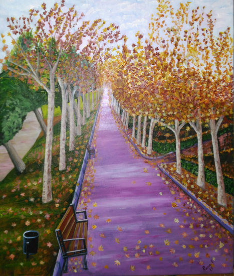 Otoño Acrylic Canvas Landscaping