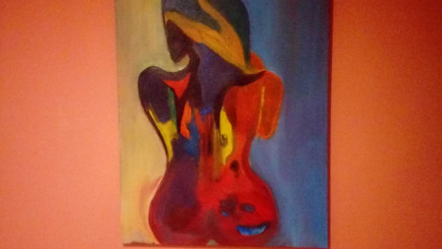 PENSAMIENTO Acrylic Canvas Nude Paintings