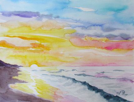 Amanecer en la playa
