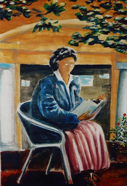 Lectura al jardi