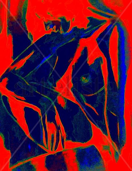 Blue figure
