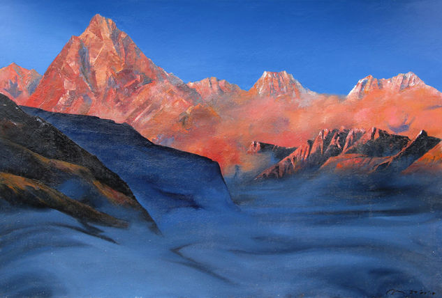 Nepal Oil Canvas Landscaping