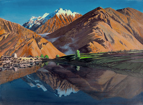 Distant village