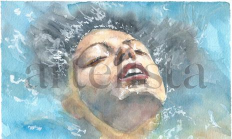 La mujer y el agua