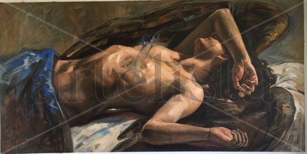 Angel Caido Oil Canvas Nude Paintings