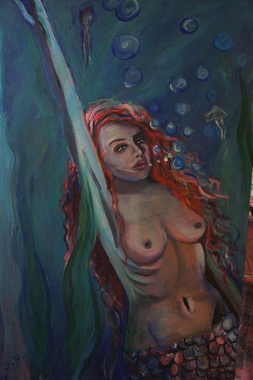 Sirena3 Acrylic Panel Marine Painting