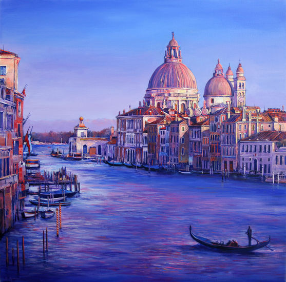 Sunset in Venice Acrylic Canvas Landscaping